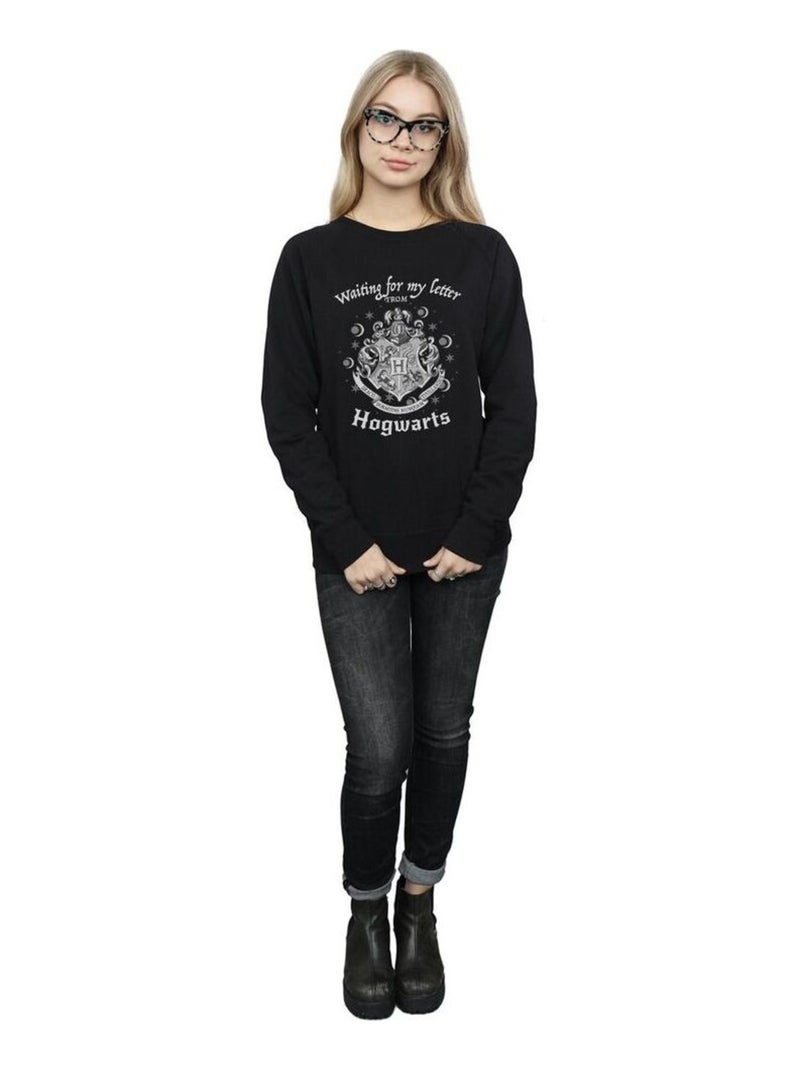 Harry Potter - Sweat HOGWARTS WAITING FOR MY LETTER Noir - Kiabi