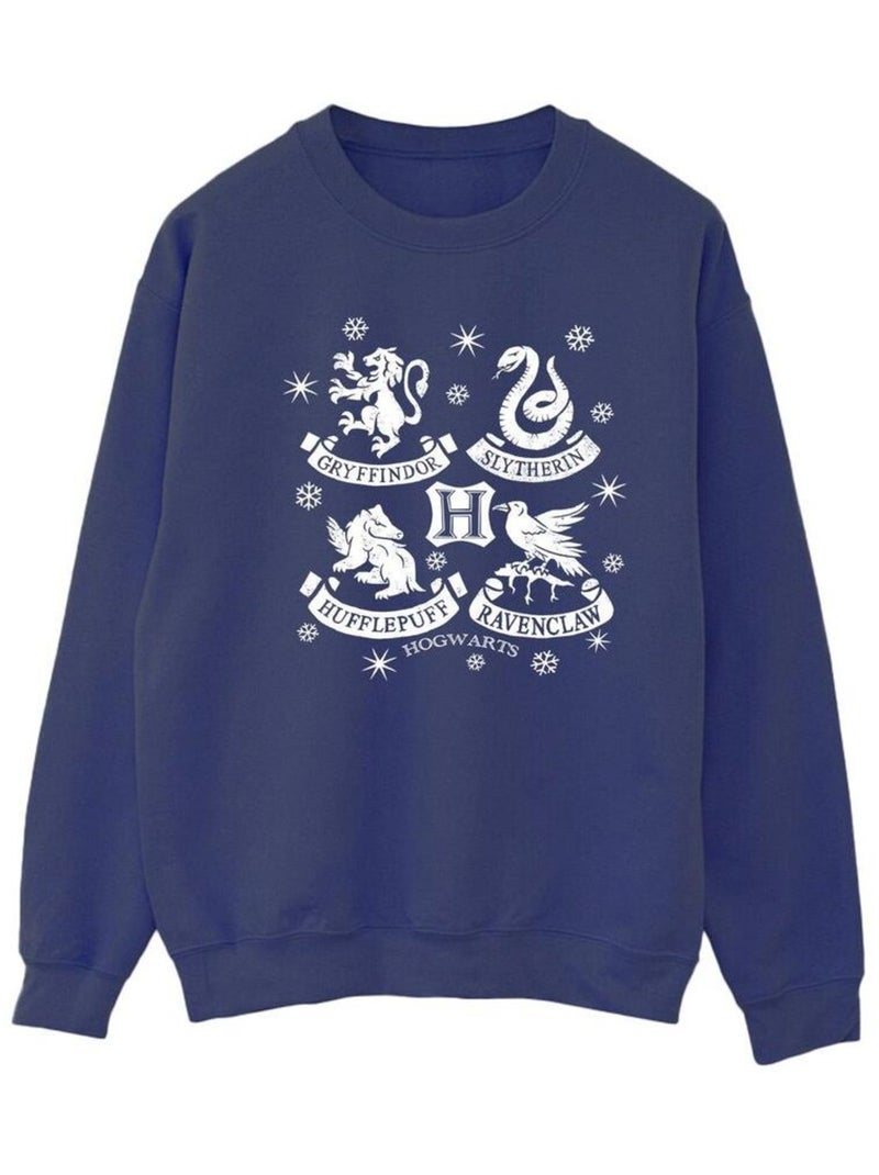 Harry Potter - Sweat HOUSE Bleu marine - Kiabi