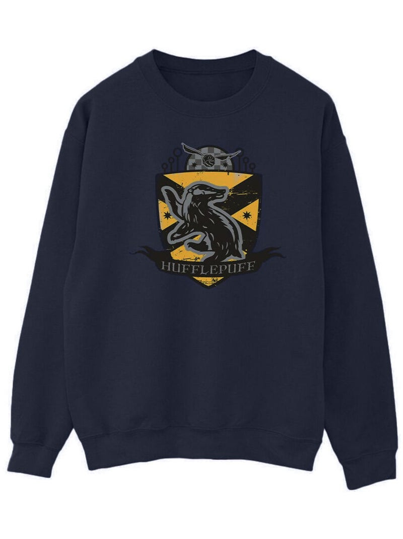 Harry Potter - Sweat HUFFLEPUFF Bleu marine - Kiabi