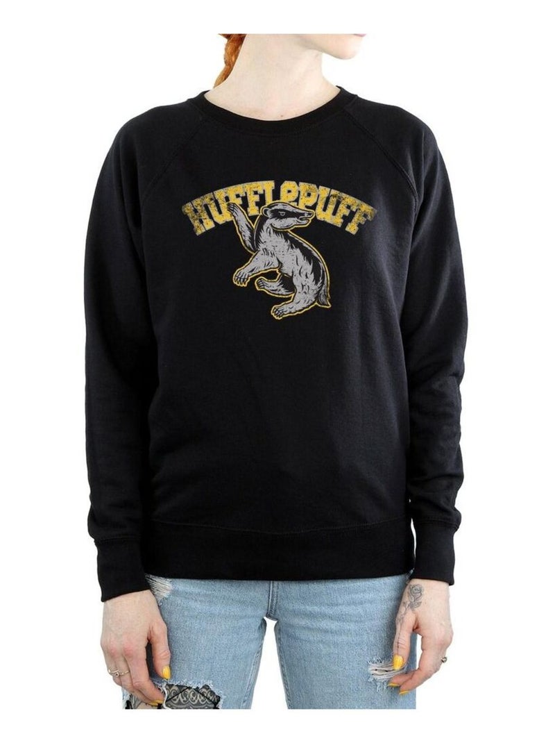 Harry Potter - Sweat HUFFLEPUFF Noir - Kiabi