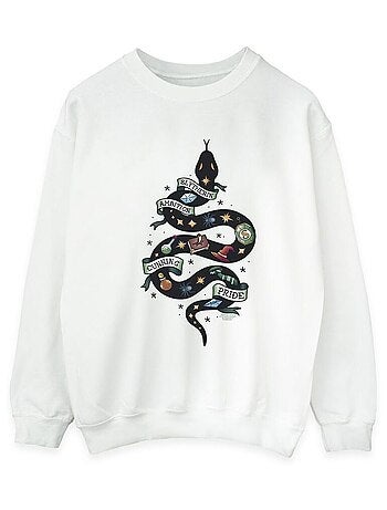 Harry Potter - Sweat motif/style croquis SLYTHERIN