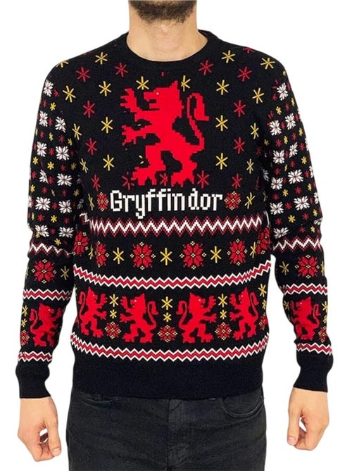 Harry Potter - Sweat motif/style emblème GRYFFINDOR HOUSE - Kiabi