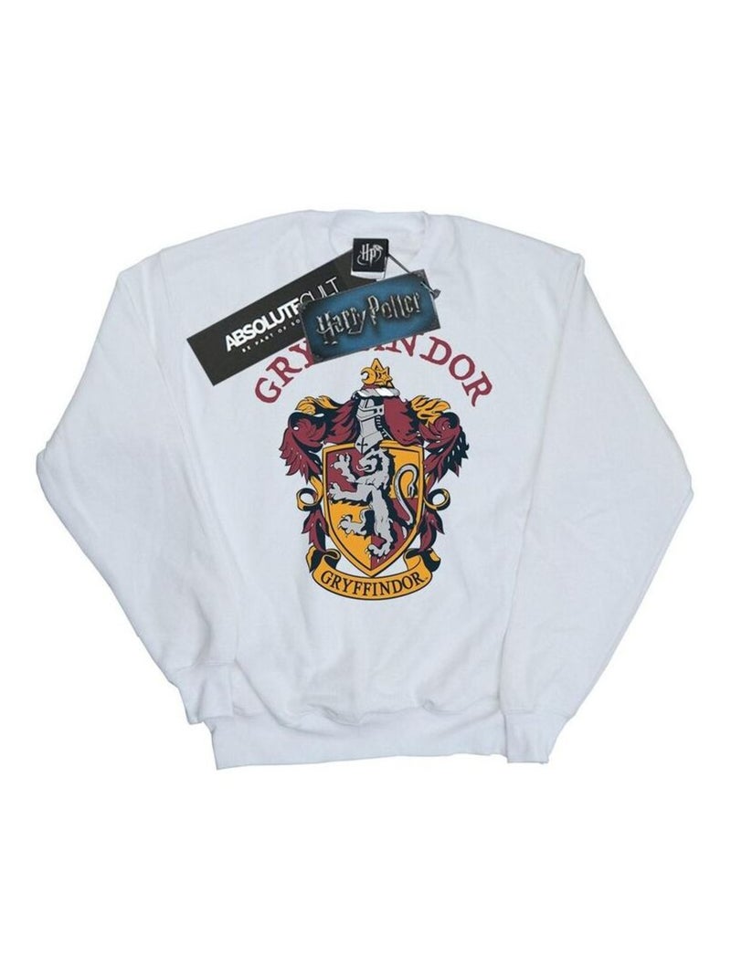 Harry Potter - Sweat motif/style Gryffondor Blanc - Kiabi