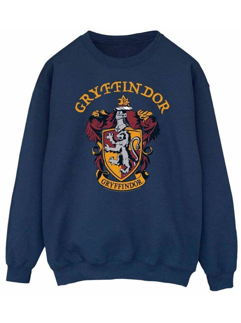 Harry Potter - Sweat motif/style Gryffondor Bleu marine - Kiabi