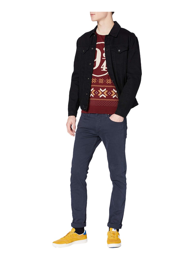 Harry Potter - Sweat Noël 3/4 Bordeaux - Kiabi