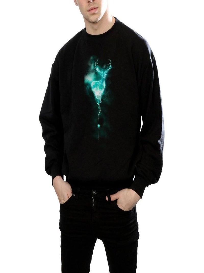 Harry Potter - Sweat PATRONUS MIST Noir - Kiabi
