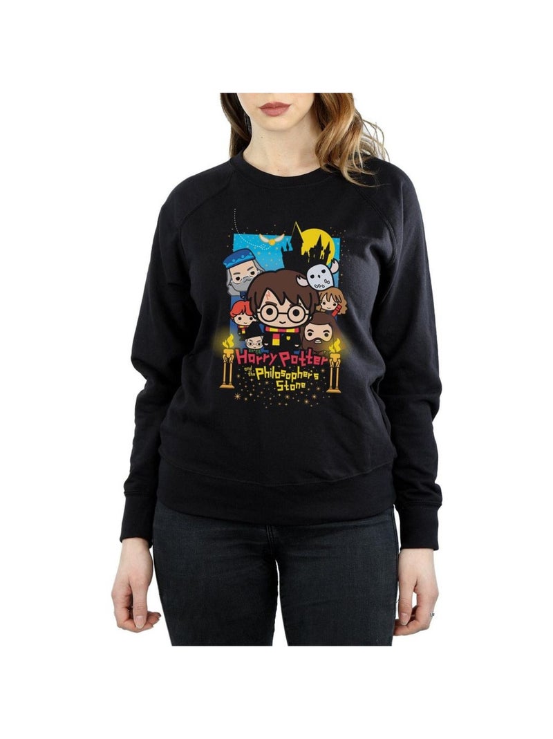 Harry Potter - Sweat PHILOSOPHER'S STONE JUNIOR Noir - Kiabi