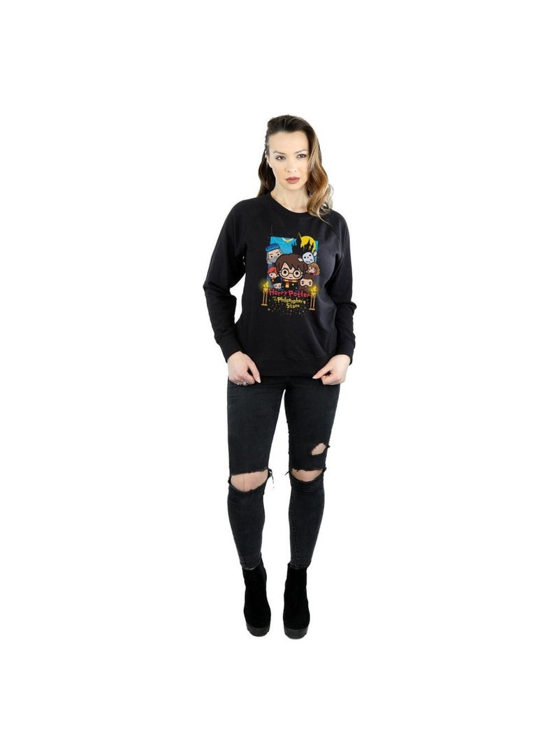 Harry Potter - Sweat PHILOSOPHER'S STONE JUNIOR Noir - Kiabi