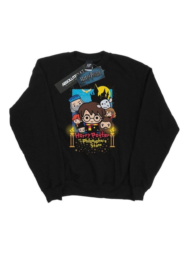 Harry Potter - Sweat PHILOSOPHER'S STONE JUNIOR Noir - Kiabi
