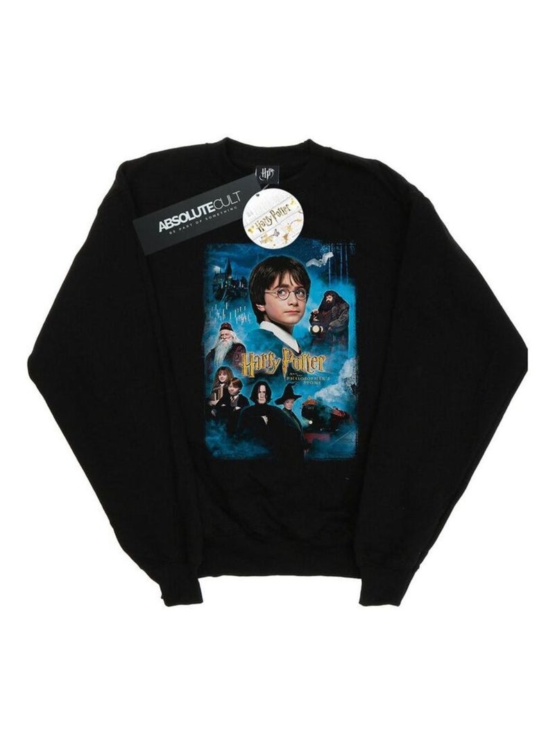 Harry Potter - Sweat PHILOSOPHER'S STONE Noir - Kiabi