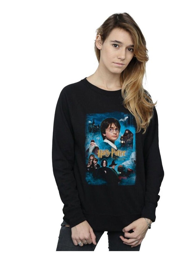 Harry Potter - Sweat PHILOSOPHER'S STONE Noir - Kiabi