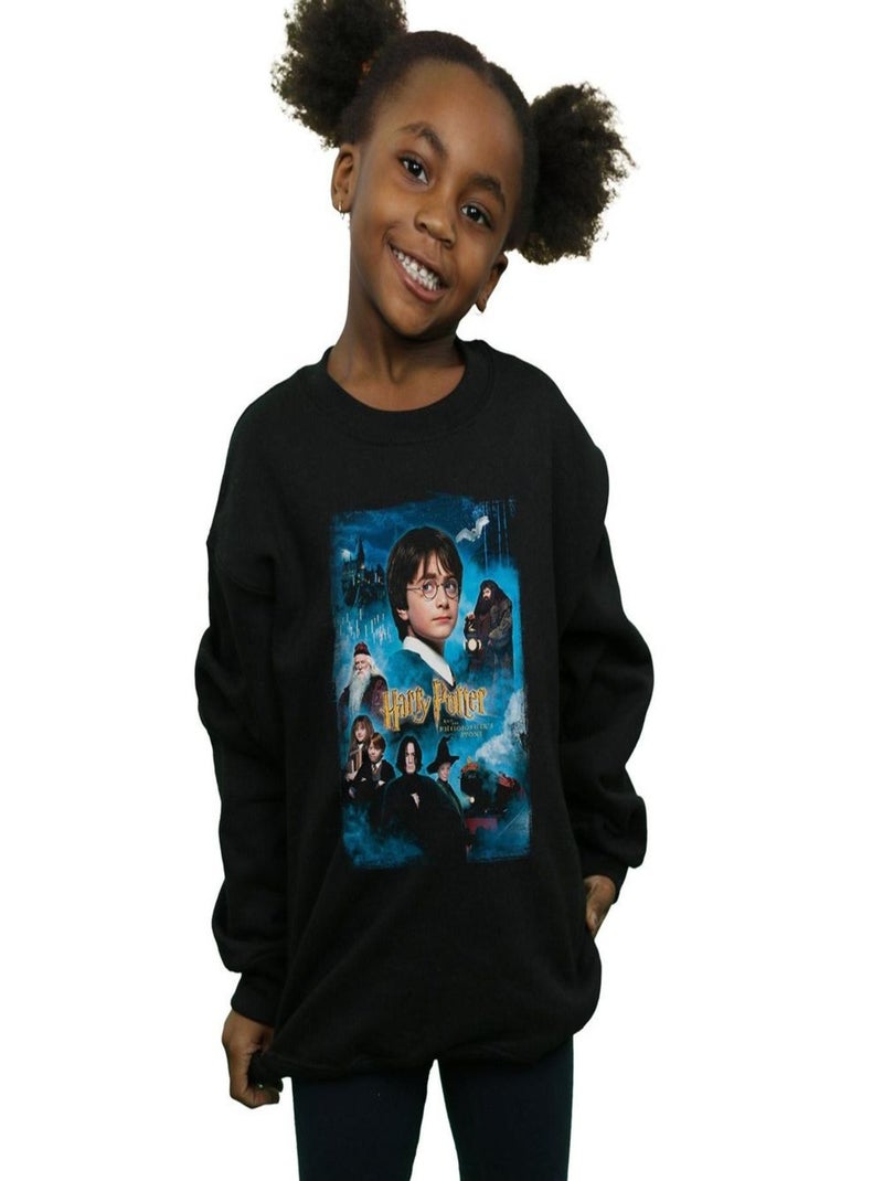 Harry Potter - Sweat PHILOSOPHER'S STONE Noir - Kiabi