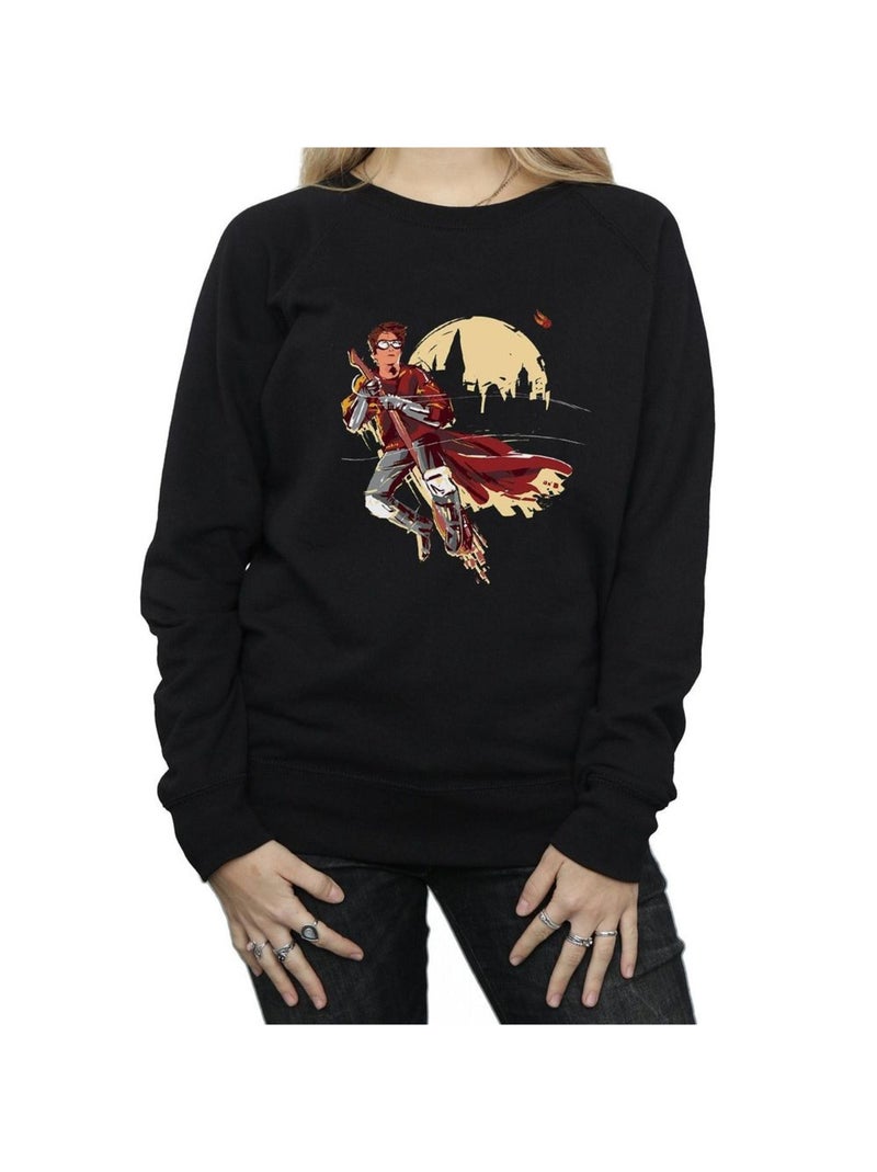 Harry Potter - Sweat QUIDDITCH SEEKER Noir - Kiabi