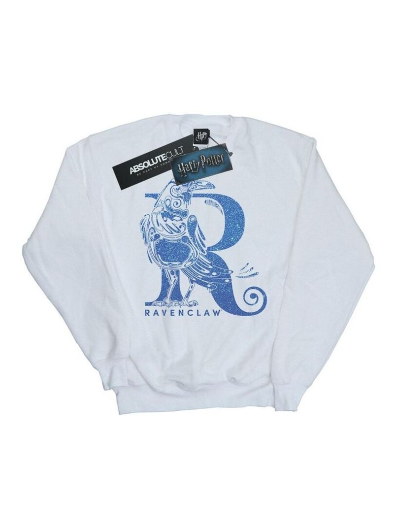 Harry Potter - Sweat RAVENCLAW Blanc - Kiabi