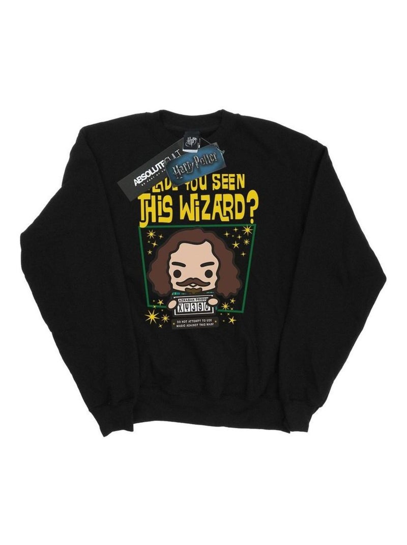 Harry Potter - Sweat SIRIUS BLACK AZKABAN JUNIOR Noir - Kiabi