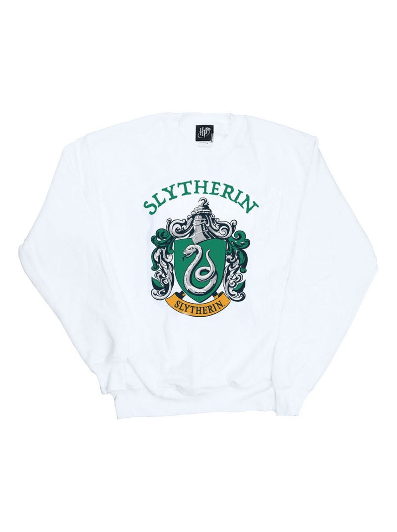 Harry Potter - Sweat SLYTHERIN Blanc - Kiabi