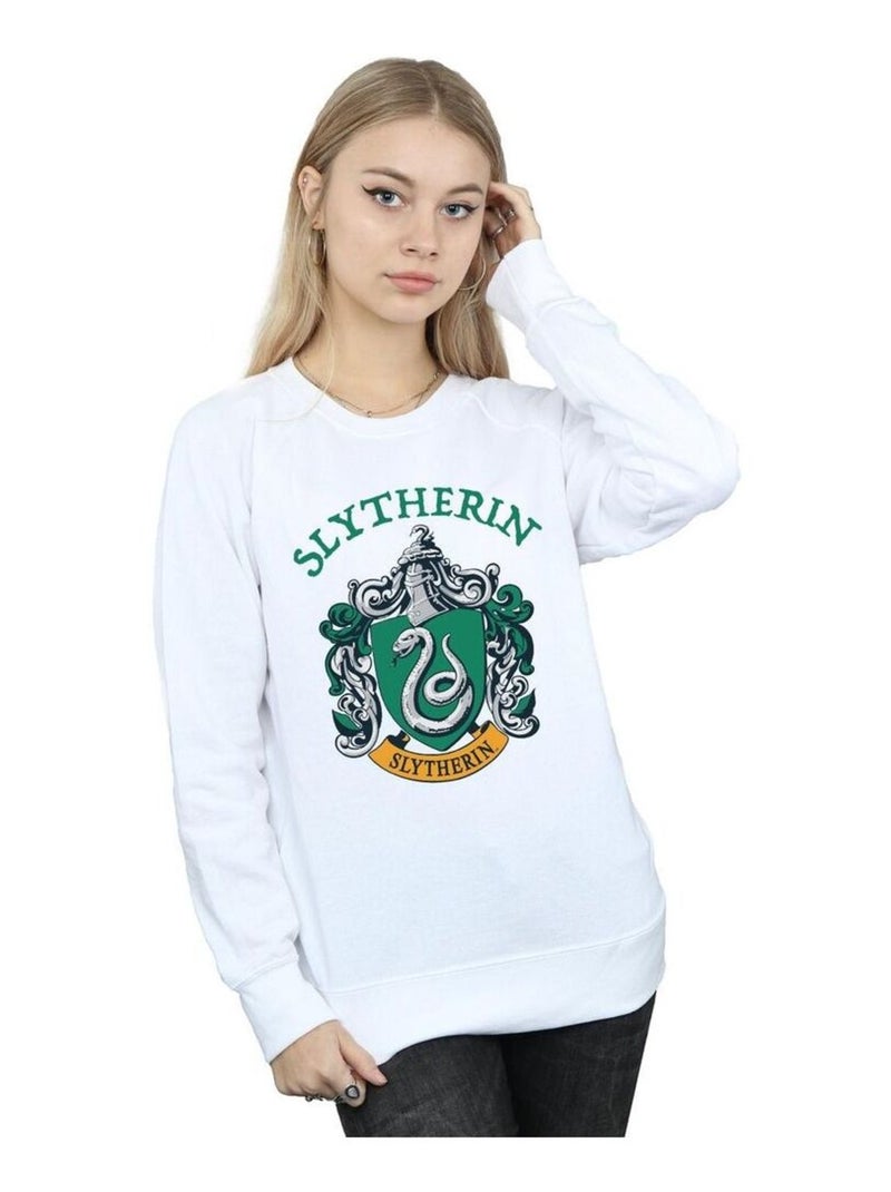 Harry Potter - Sweat SLYTHERIN Blanc - Kiabi