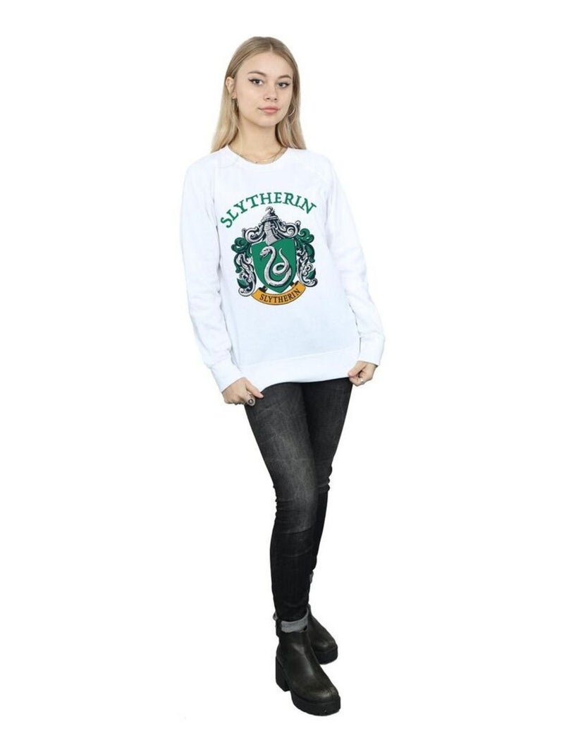 Harry Potter - Sweat SLYTHERIN Blanc - Kiabi