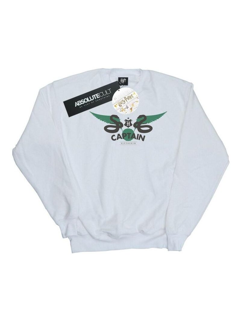 Harry Potter - Sweat SLYTHERIN Blanc - Kiabi
