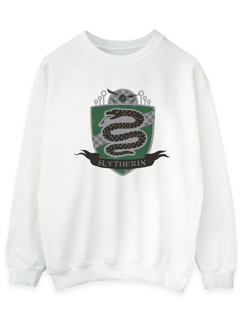 Harry Potter - Sweat SLYTHERIN Blanc - Kiabi