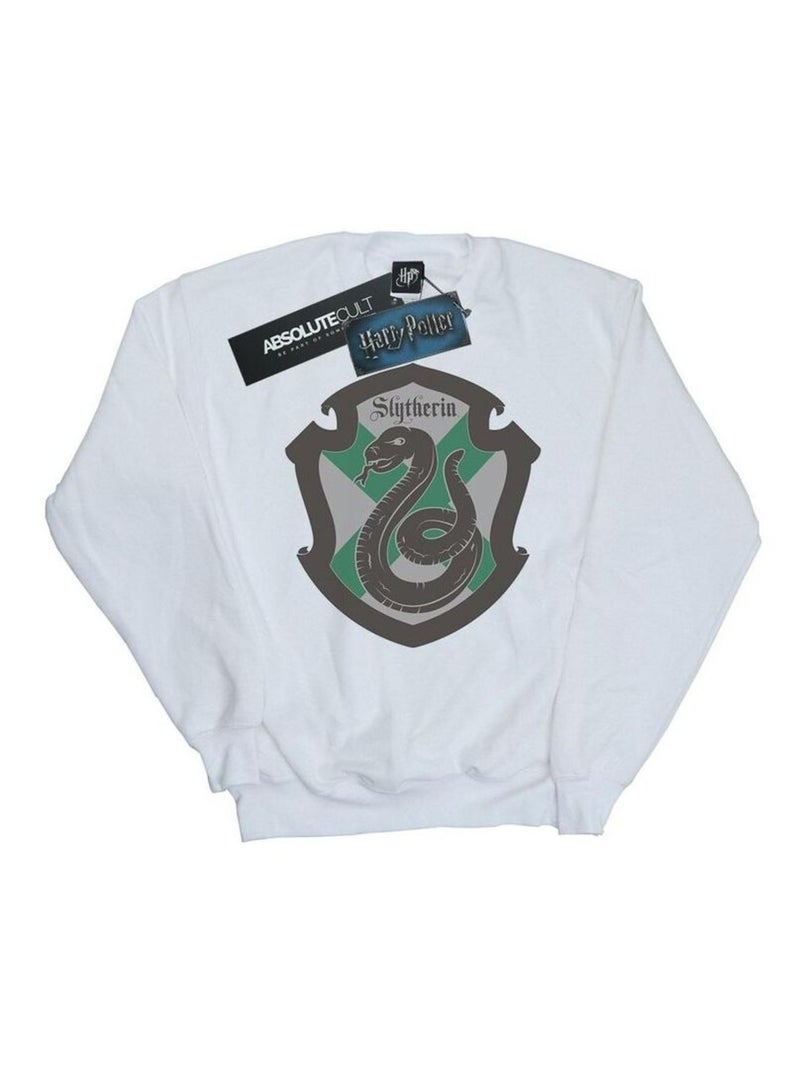 Harry Potter - Sweat SLYTHERIN Blanc - Kiabi