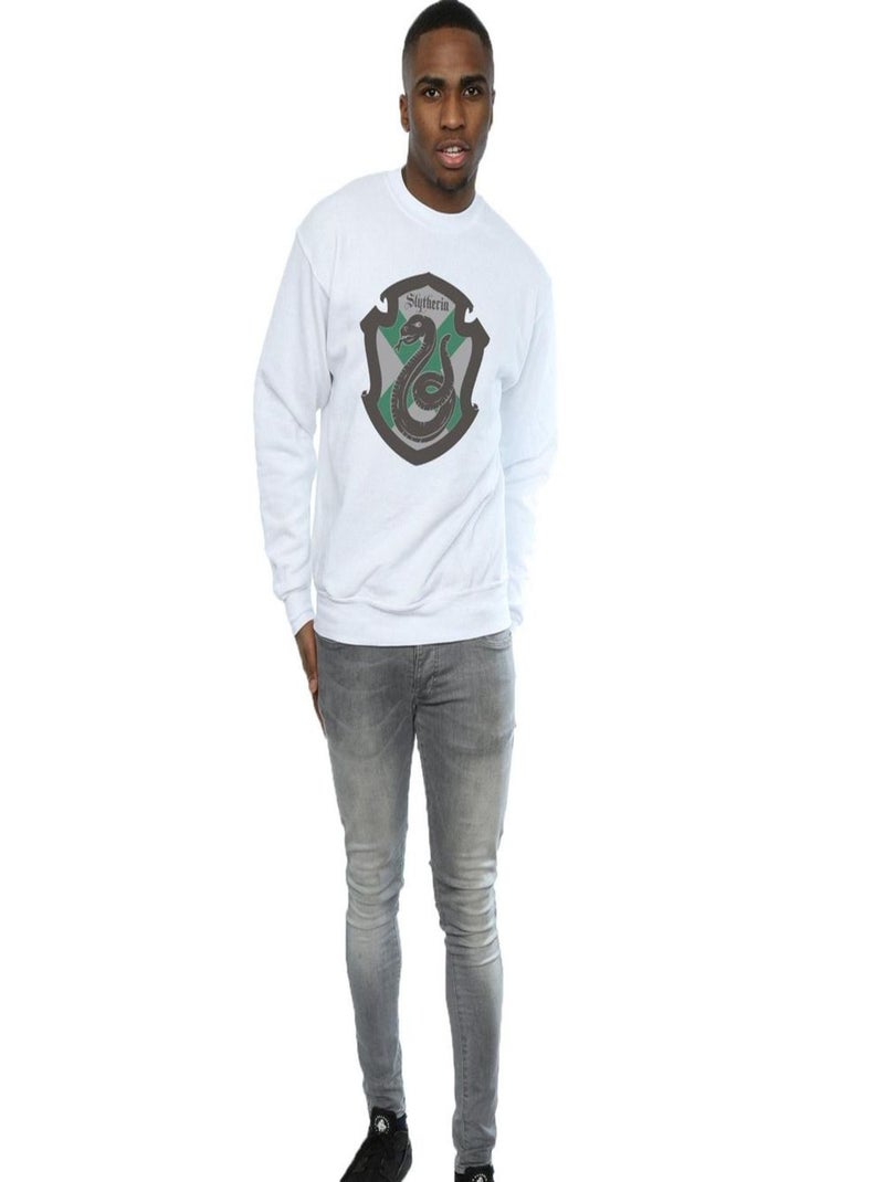 Harry Potter - Sweat SLYTHERIN Blanc - Kiabi