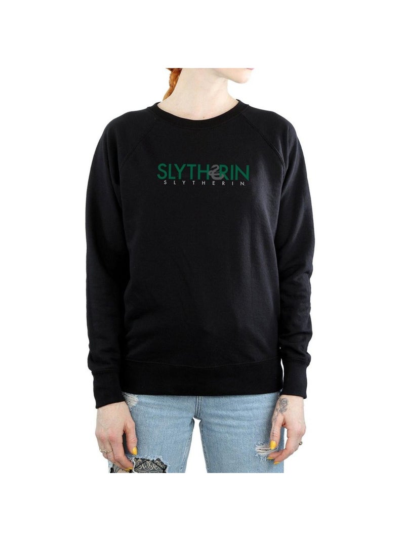 Harry Potter - Sweat SLYTHERIN Noir - Kiabi