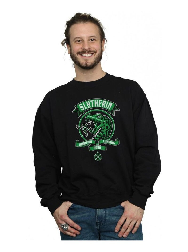 Harry Potter - Sweat SLYTHERIN Noir - Kiabi