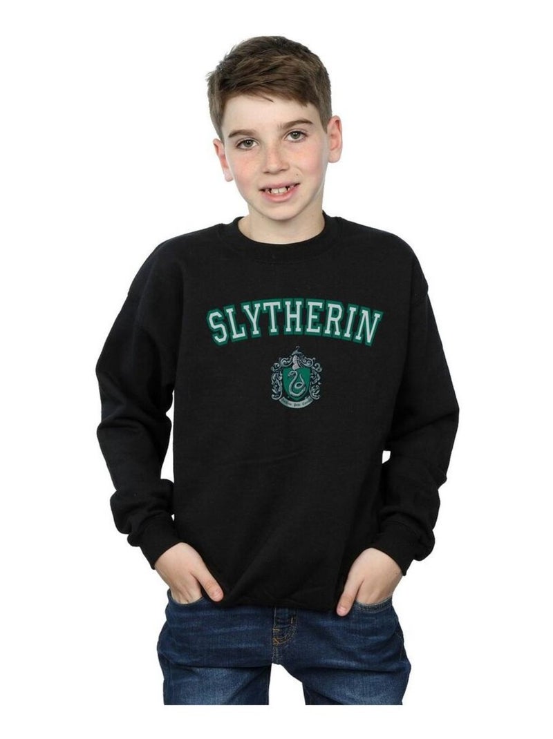 Harry Potter - Sweat SLYTHERIN Noir - Kiabi