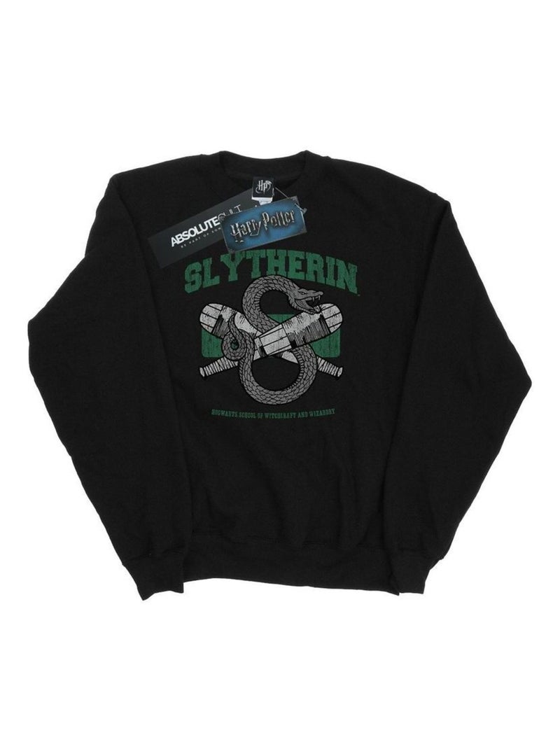 Harry Potter - Sweat SLYTHERIN QUIDDITCH Noir - Kiabi