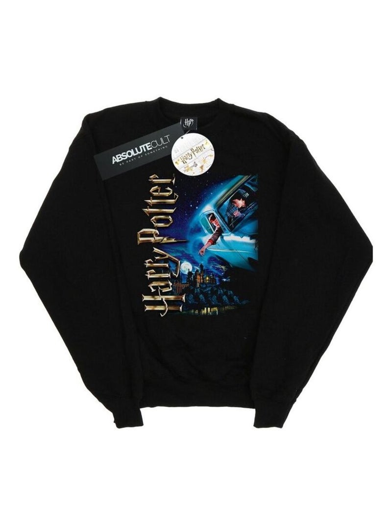Harry Potter - Sweat SMILES AT HOGWARTS Noir - Kiabi