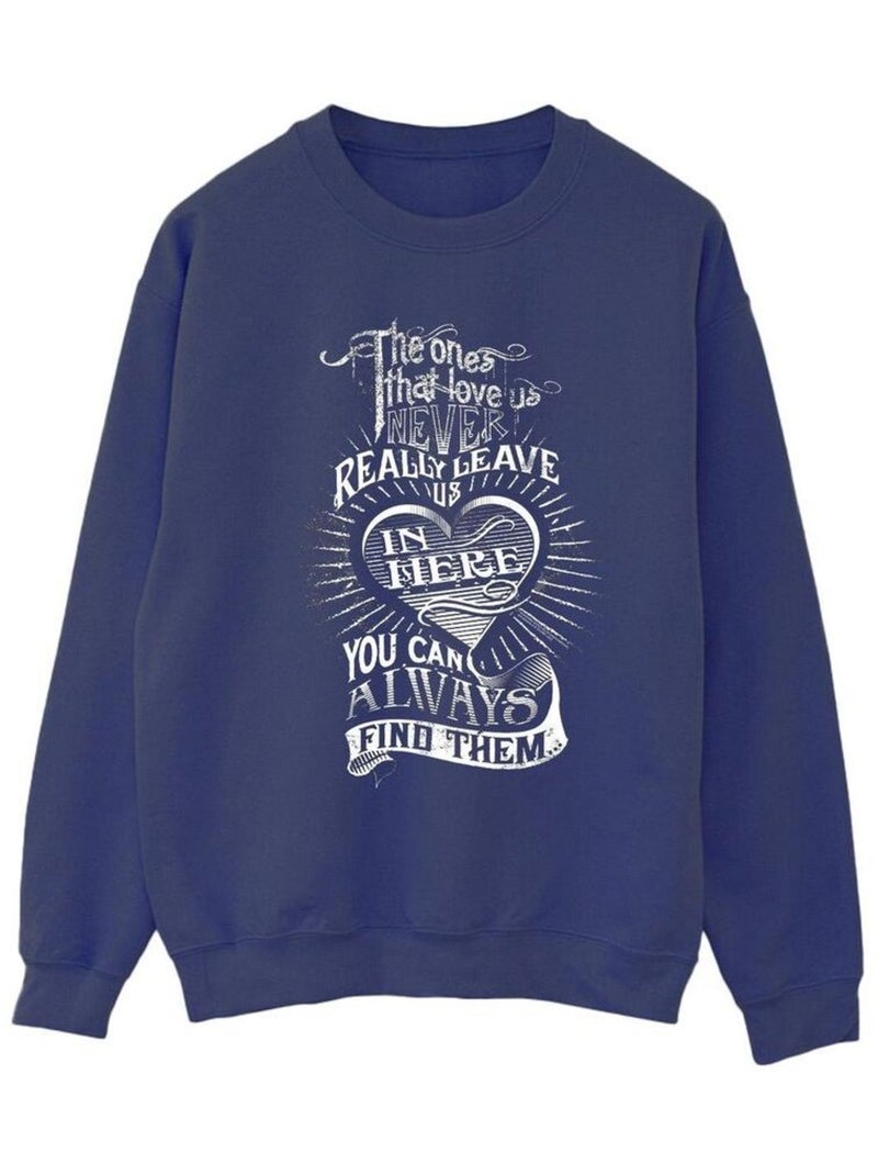 Harry Potter - Sweat THE ONES THAT LOVE US Bleu marine - Kiabi