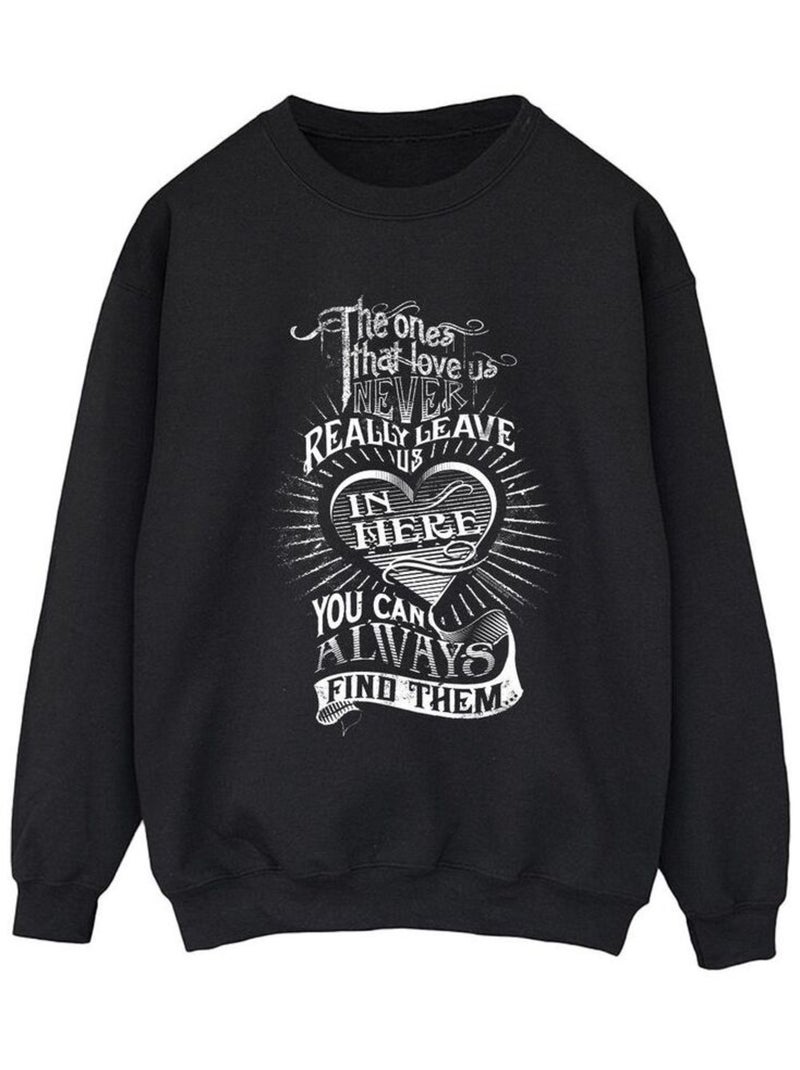 Harry Potter - Sweat THE ONES THAT LOVE US Noir - Kiabi