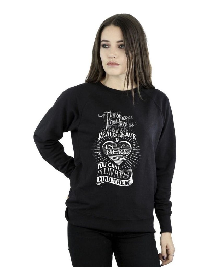 Harry Potter - Sweat THE ONES THAT LOVE US Noir - Kiabi