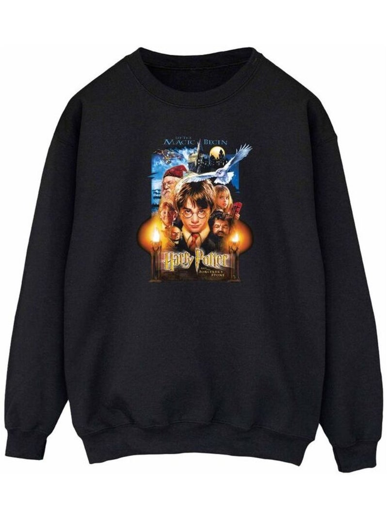 Harry Potter - Sweat THE SORCERER'S STONE Noir - Kiabi