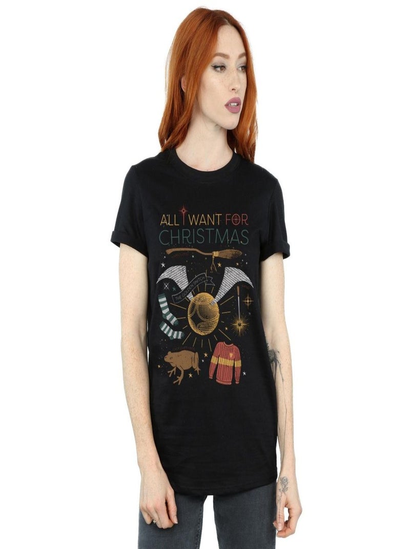 Harry Potter - T-shirt ALL WANT FOR Noir - Kiabi