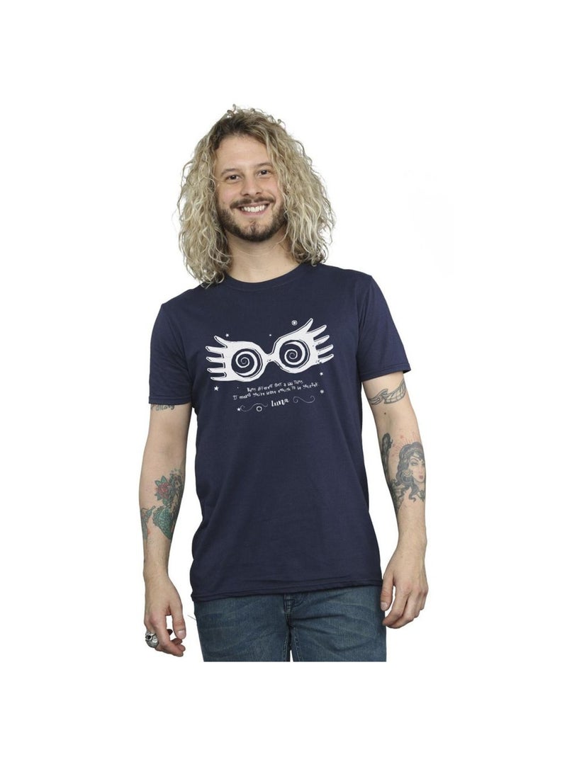 Harry Potter - T-shirt BEING DIFFERENT Bleu marine - Kiabi