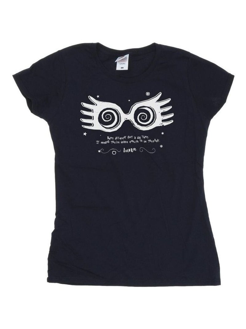 Harry Potter - T-shirt BEING DIFFERENT Bleu marine - Kiabi