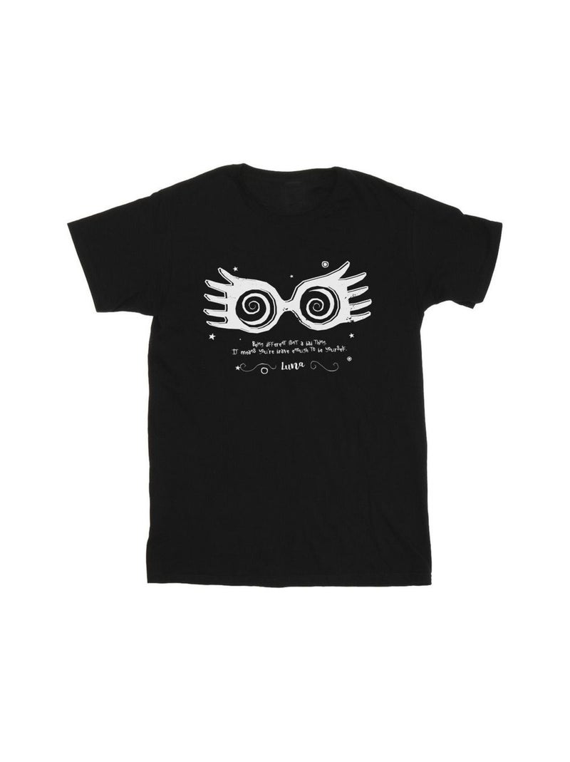 Harry Potter - T-shirt BEING DIFFERENT Noir - Kiabi