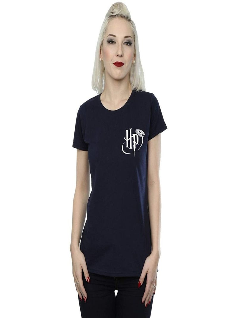 Harry Potter - T-shirt Bleu Bleu marine Blanc - Kiabi