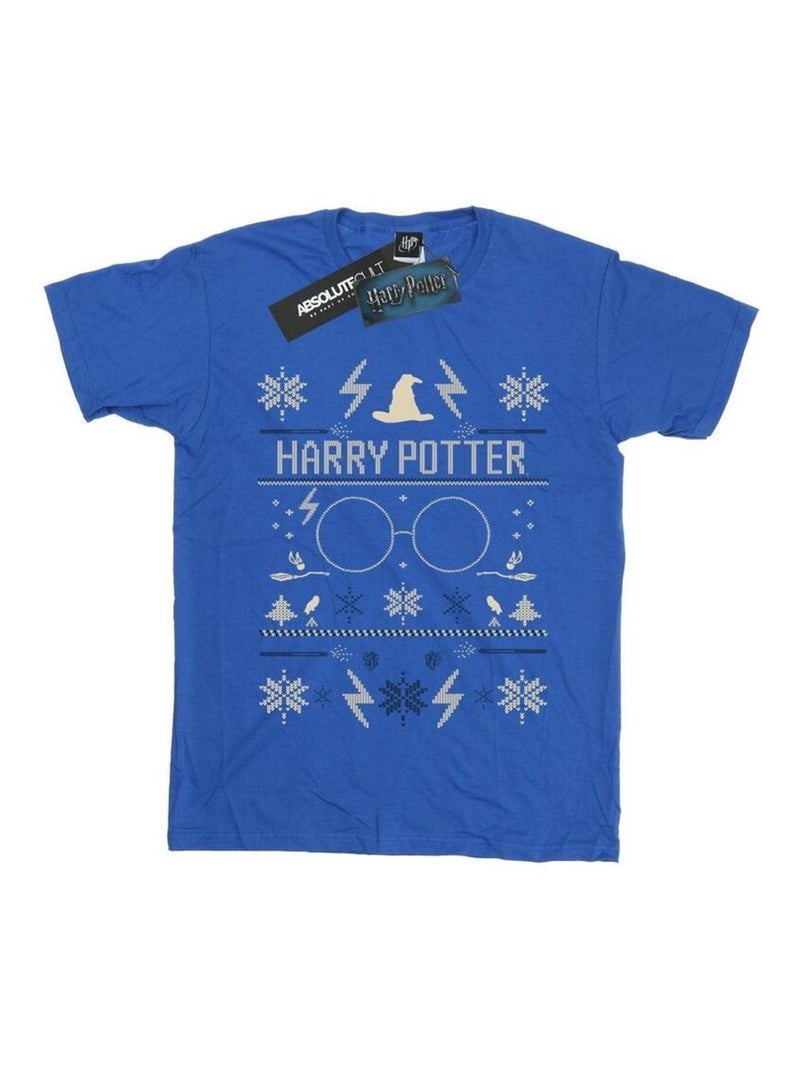 Harry Potter - T-shirt Bleu roi - Kiabi