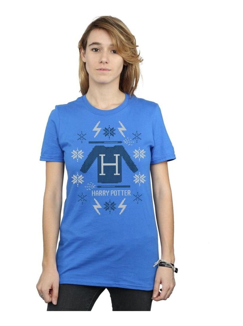 Harry Potter - T-shirt Bleu roi - Kiabi