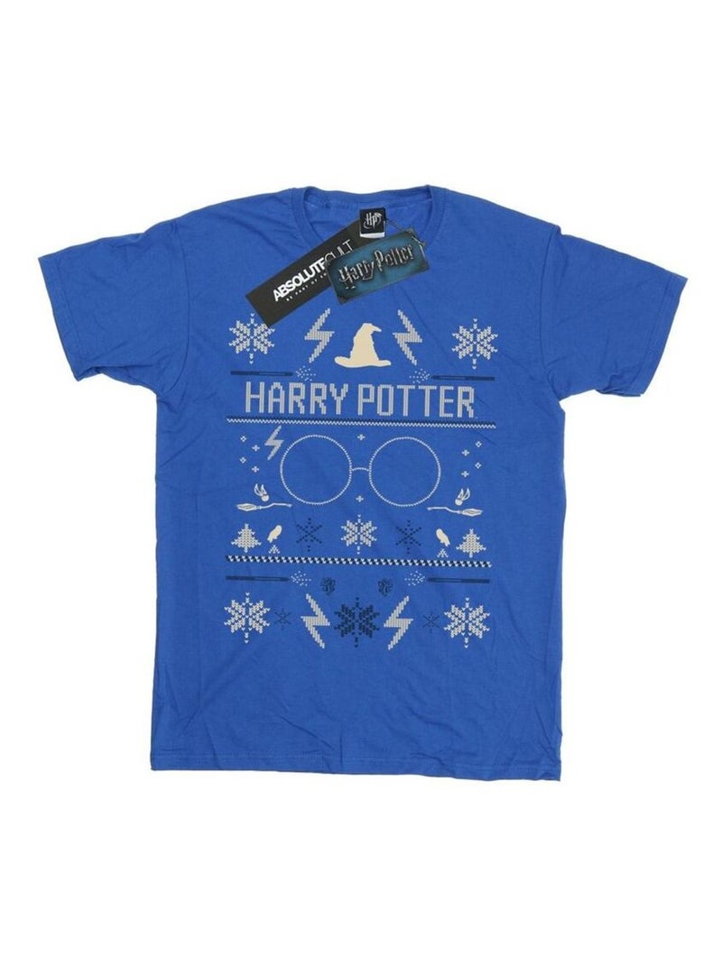 Harry Potter - T-shirt Bleu roi - Kiabi