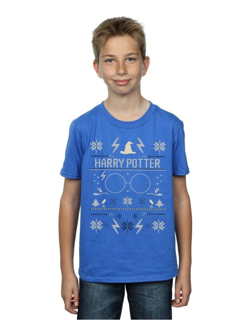 Harry Potter - T-shirt Bleu roi - Kiabi