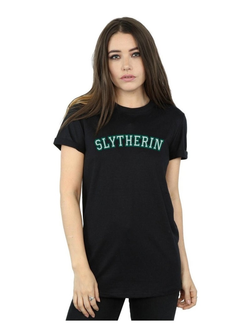 Harry Potter - T-shirt COLLEGIAL SLYTHERIN Noir - Kiabi