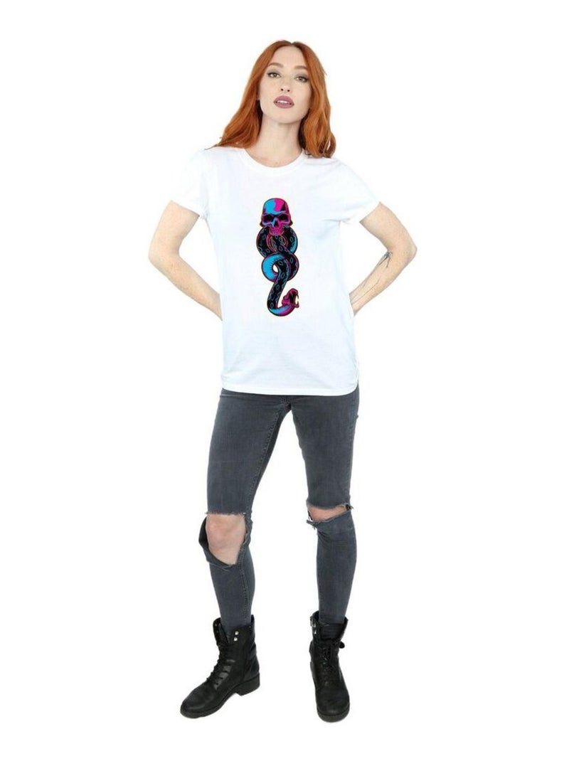 Harry Potter - T-shirt DARK MARK Blanc - Kiabi