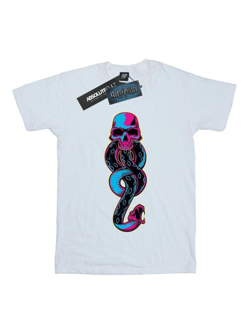 Harry Potter - T-shirt DARK MARK Blanc - Kiabi