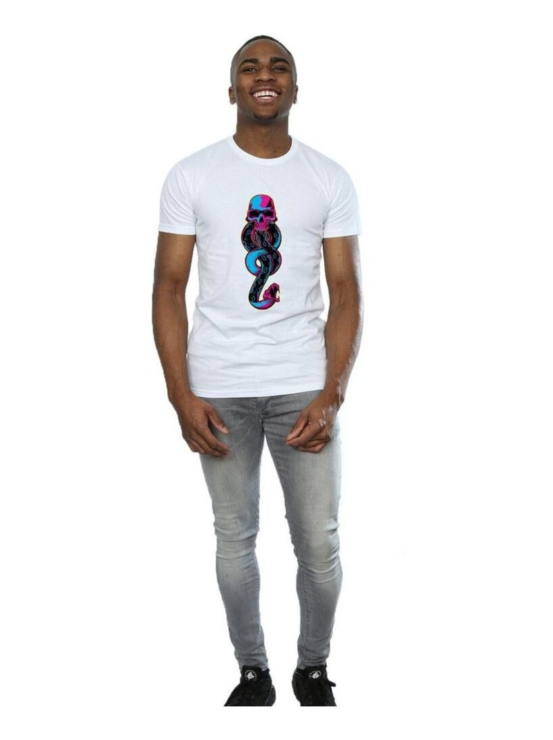 Harry Potter - T-shirt DARK MARK Blanc - Kiabi