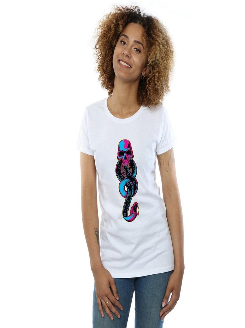 Harry Potter - T-shirt DARK MARK Blanc - Kiabi
