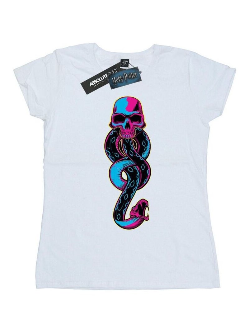Harry Potter - T-shirt DARK MARK Blanc - Kiabi